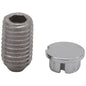 DELTA® RP51019 Set Screw and Button, Polished Chrome, Import