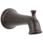 DELTA® RP52153RB Carlisle™ Tub Spout With Pull-Up Diverter, 1/2 in, For Use With Linden™ T14094 Monitor® 14 Series Valve Trim, 6-1/2 in Spout Reach, Venetian Bronze, Import