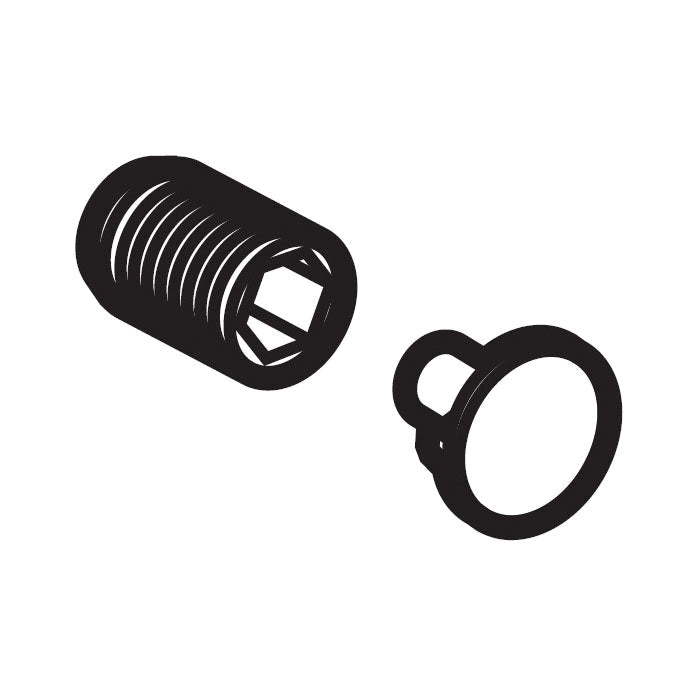 DELTA® RP52658SS Dryden Two Handle Button and Set Screw, Stainless Steel, Import