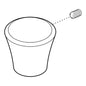 Single Diverter Knob Handle Kit with Set Screw - RP53135