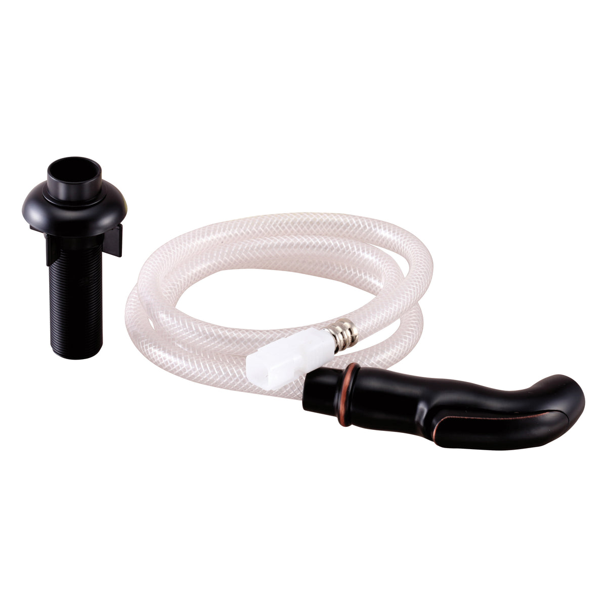 DELTA® RP54807OB Foundations® Spray and Hose Assembly With Spray Support, For Use With Foundation® 10900LF 1-Handle Kitchen Faucet, Plastic Oil Bronze Spray Head, Vinyl 48 in L Spray Hose, Import