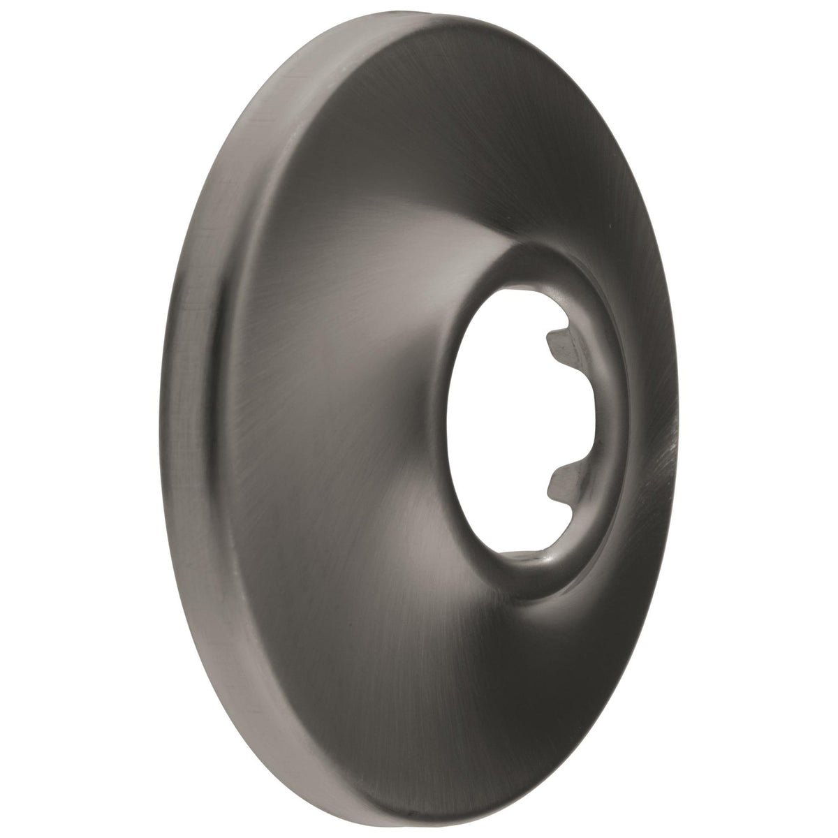 DELTA® RP6025KSPR Flange, For Use With In2ition® Model 58065 4-Setting Two-In-One Shower, Wall Mount, Lumicoat™ Black Stainless, Import