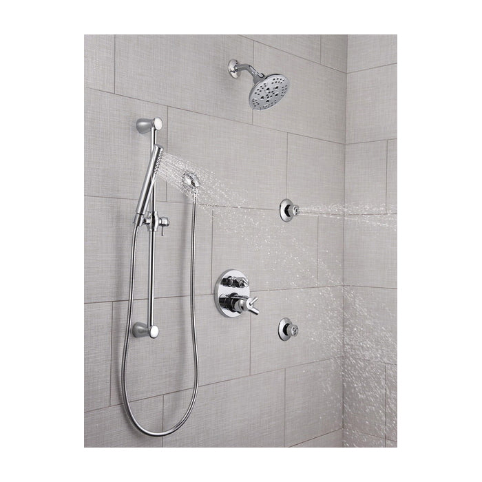 Shower Flange - Black/Stainless Steel