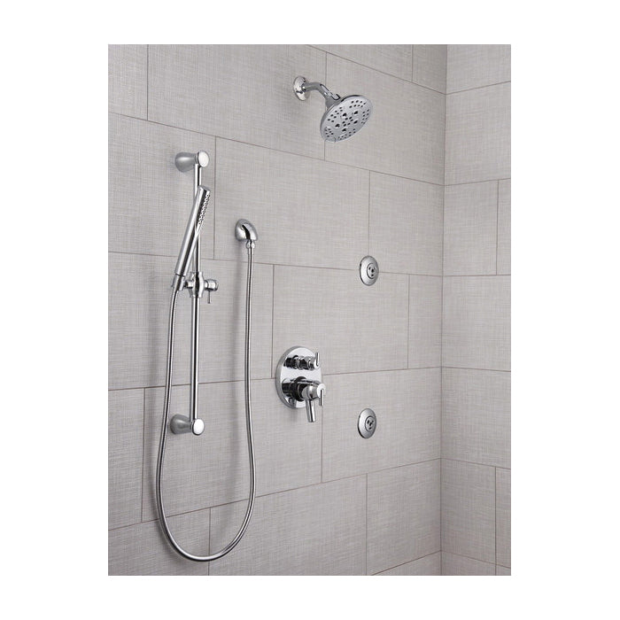 Shower Flange - Black/Stainless Steel