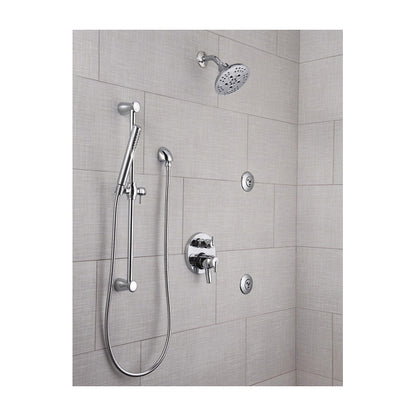 Shower Flange - Black/Stainless Steel