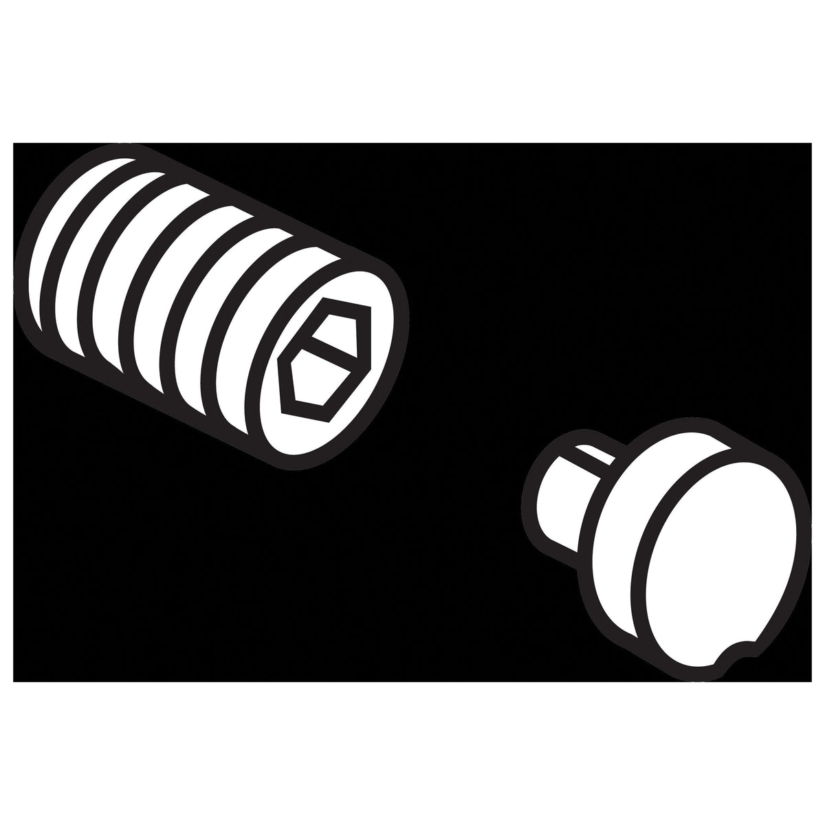 DELTA® RP61288 Addison Button Cover and Set Screw, Import