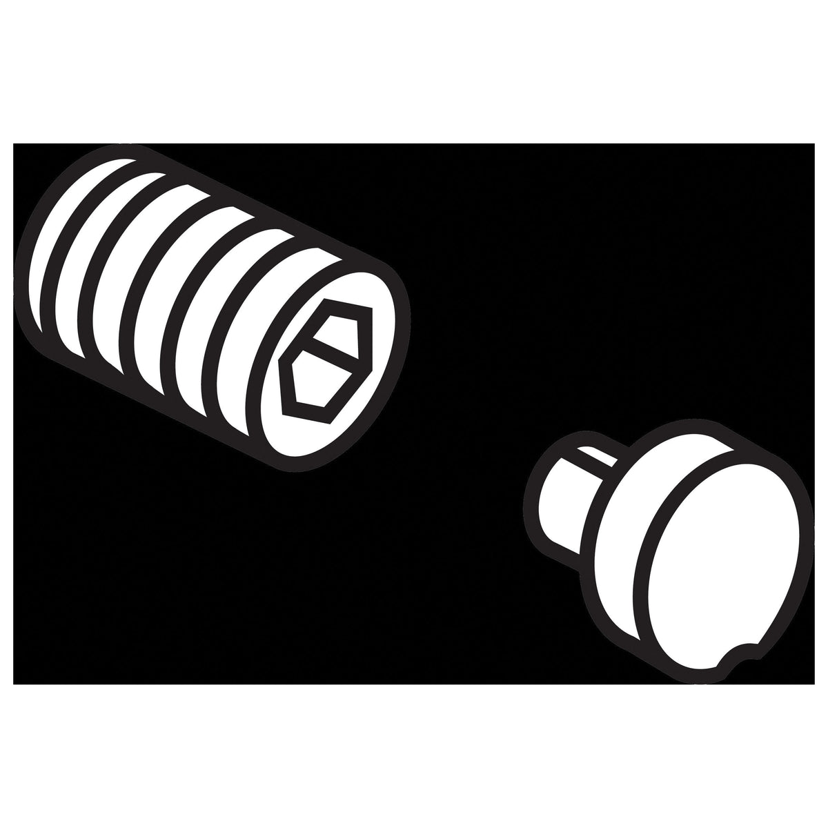 DELTA® Addison Button Cover and Set Screw, Import