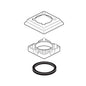 Dryden - Single Hole Escutcheon - Stainless Steel