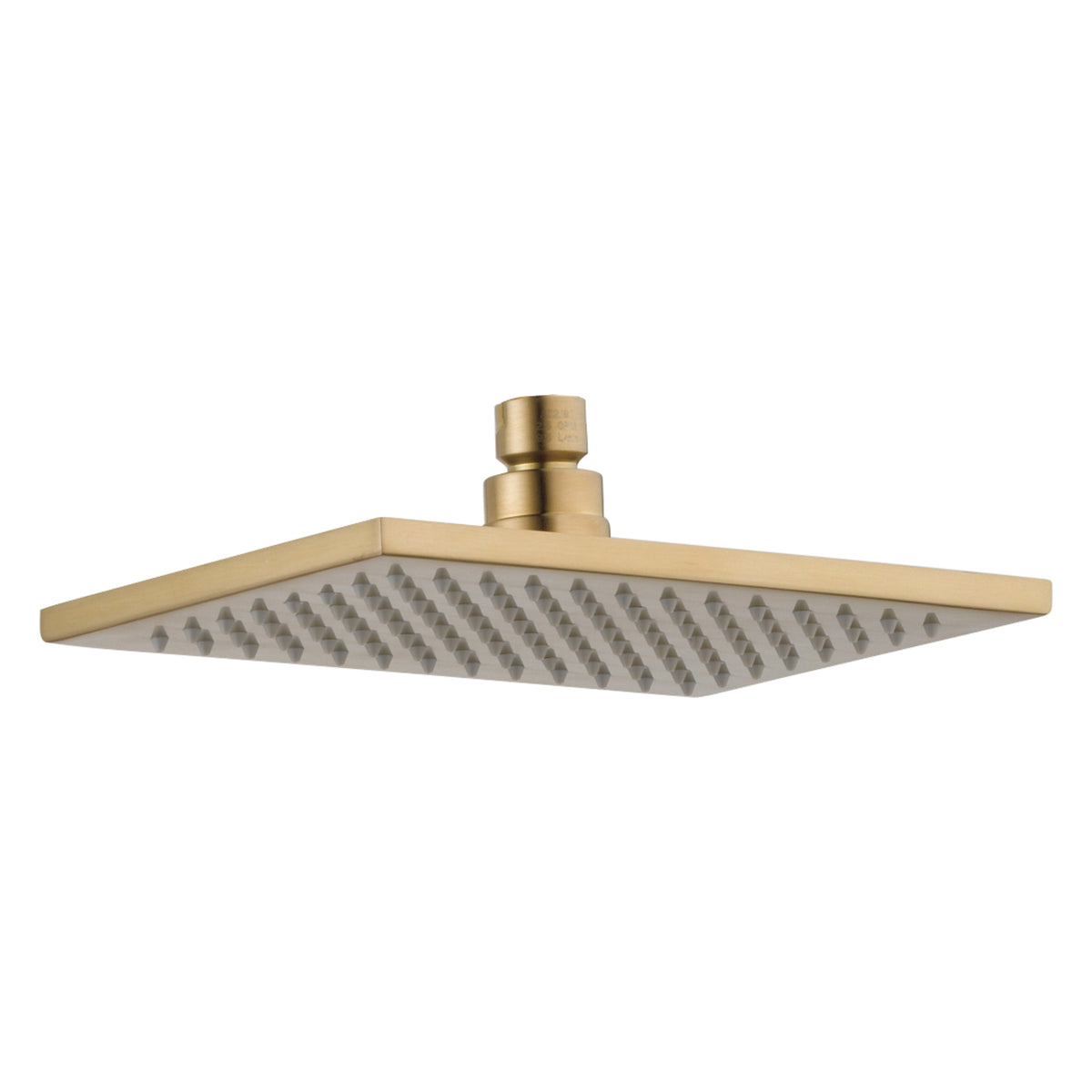 DELTA® Touch-Clean® Raincan Shower Head, 2.5 gpm Flow Rate, 1 Sprays, Wall Mount, 8-5/8 x 5-11/16 in Head