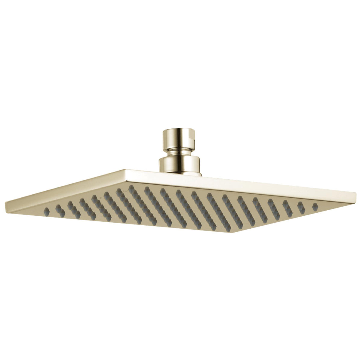 DELTA® RP62955PNPR Raincan Universal Showerhead With Touch-Clean® Technology, 2.5 gpm Max Flow, 1 Sprays, Wall Mount, 8-12/32 in L x 5-45/64 in W Head, Import