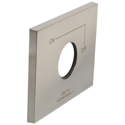 DELTA® Vero® Escutcheon With Gasket, For Use With Model T17T053, T17T253 and T17T453 Tub and Shower, Import
