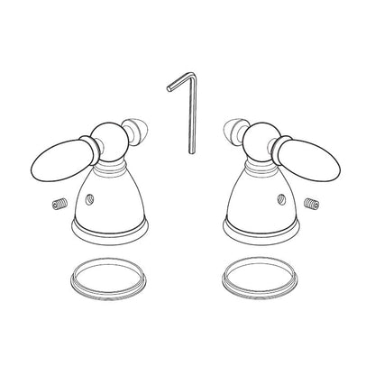 DELTA® Victorian® Two Lever Handle Kit, Import