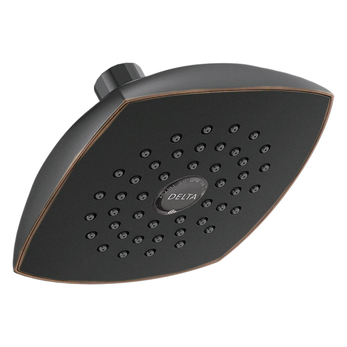 DELTA® RP64859OB Water Efficient Raincan Shower Head, 1.75 gpm, 1 Sprays, 5-1/4 in Head, Import