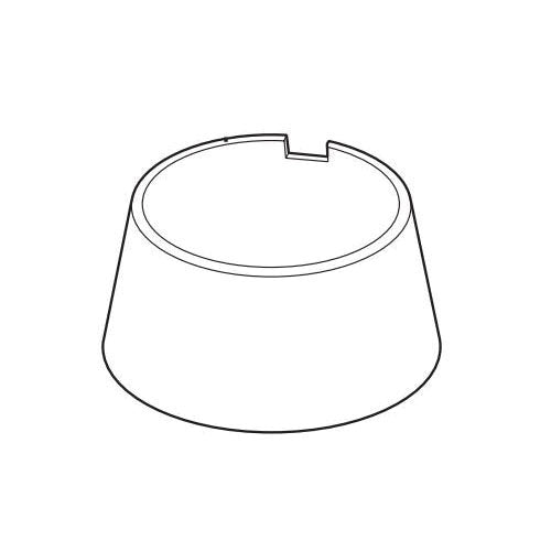 DELTA® RP64877BL Modern/Contemporary Air Gap Escutcheon, For Use With 1914-DST Traditional Beverage Faucet, Metal, Matte Black, Import