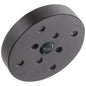 DELTA® RP70175RB Single-Setting Raincan Shower Head, 2 gpm, 1 Sprays, Wall Mount, 5-13/32 in Dia Head, Import