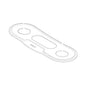 DELTA® RP70542 Classic Centerset Gasket, For Use With 2500LF Series 2-Handle Centerset Lavatory Faucet, Residential
