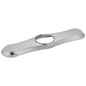 DELTA® RP71545ARPR Escutcheon, For Use With Cassidy Kitchen Collection, 2.25 in L x 10.25 in W x 0.5 in H, Lumicoat Arctic Stainless, Import