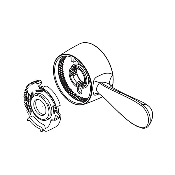 DELTA® RP73643 Handle Assembly, Polished Chrome, Import