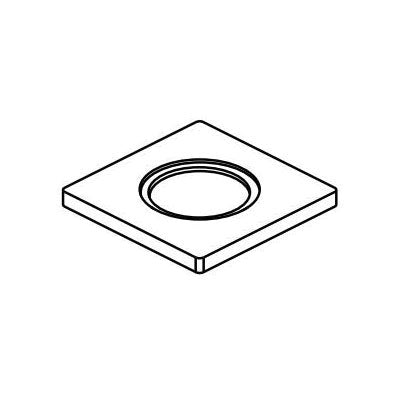 Handle Base and Gasket - Matte Black