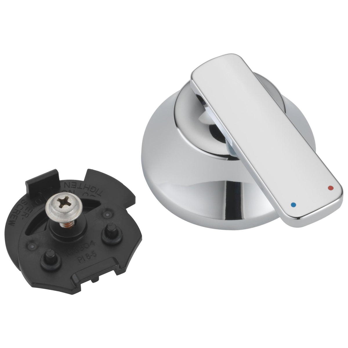 DELTA® 17 Series Ashlyn® Single Temperature Knob and Cover, For Use With Model T17064/T17264/T17264-I/T17464 and T17464-I Shower Trim, Import