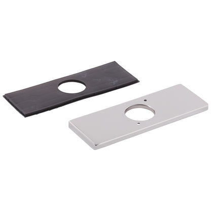 3-Hole Escutcheon and Gasket - 7" L x 1.9" H x 3-1/2" W