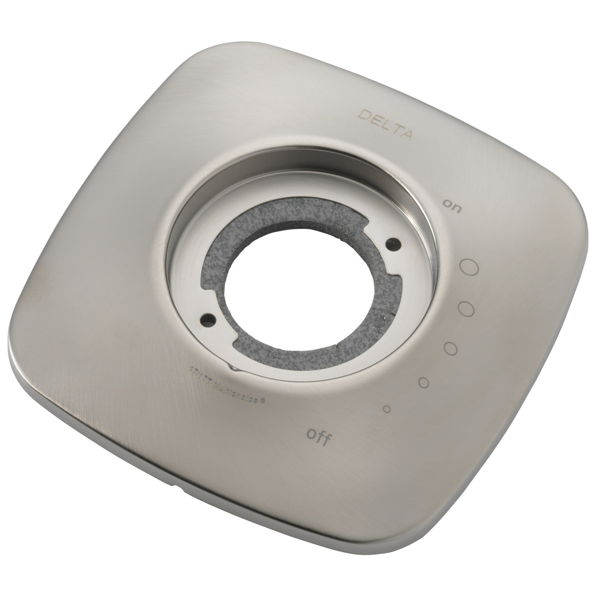 DELTA® Tesla® Escutcheon, For Use With Model T17T052, T17T252 and T17T452 TempAssure® 17T Series H2Okinetic® Tub and Shower Trim, Domestic