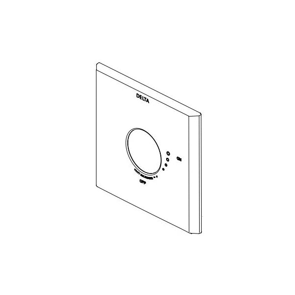 DELTA® Pivotal™ Escutcheon, For Use With Pivotal™ Monitor® 17 Series T17099, T17299 and T17499 Valve Only Trim, Import