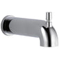 DELTA® RP93273 Modern™ Push-Diverter Tub Spout, 6-1/2 in Spout Reach, Solid Brass, Polished Chrome, Import