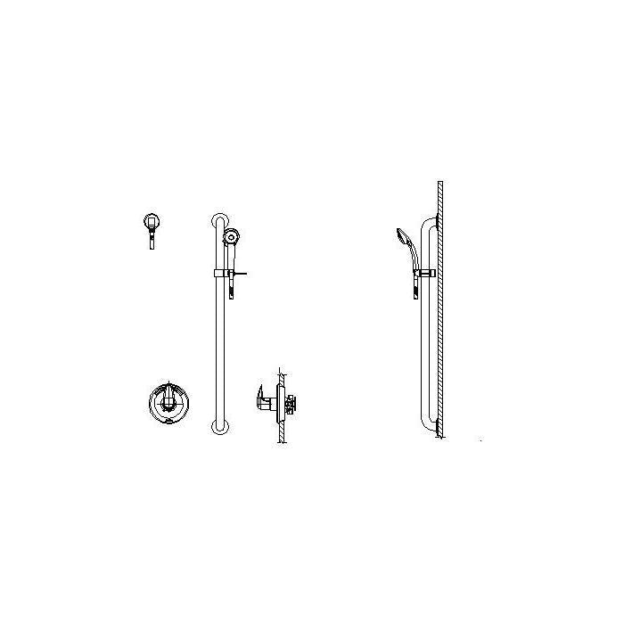 Multichoice - Universal Shower Valve Trim - Wall
