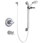 Commercial T13H252 Monitor® 13 Universal Tub and Shower Trim, 1.5 gpm Flow Rate, Polished Chrome, Import