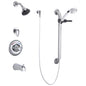 Commercial T13H933 Monitor® 13 Universal Tub and Shower Trim, MultiChoice®, 1.5 gpm, Polished Chrome, Import