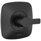 Modern 14 Series Square Valve Trim Only - Matte Black