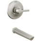 DELTA® T14172-SS-PR Monitor® 14 Series Tub Trim Only, 6 gpm Valve, 1.75 gpm Shower, Lumicoat™ Stainless