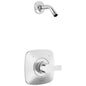 DELTA® T142339-LHD-PP 14 Series Square Shower Trim, 6 gpm Valve, 1.75 gpm Shower, Polished Chrome