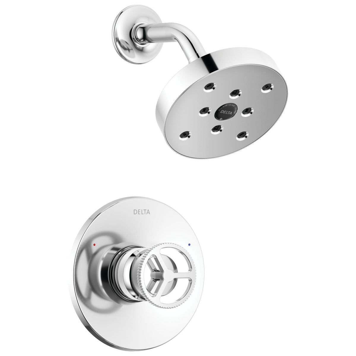 DELTA® T14258 Monitor® 14 Series Shower Trim, 6 gpm Valve, 1.75 gpm Shower, Polished Chrome
