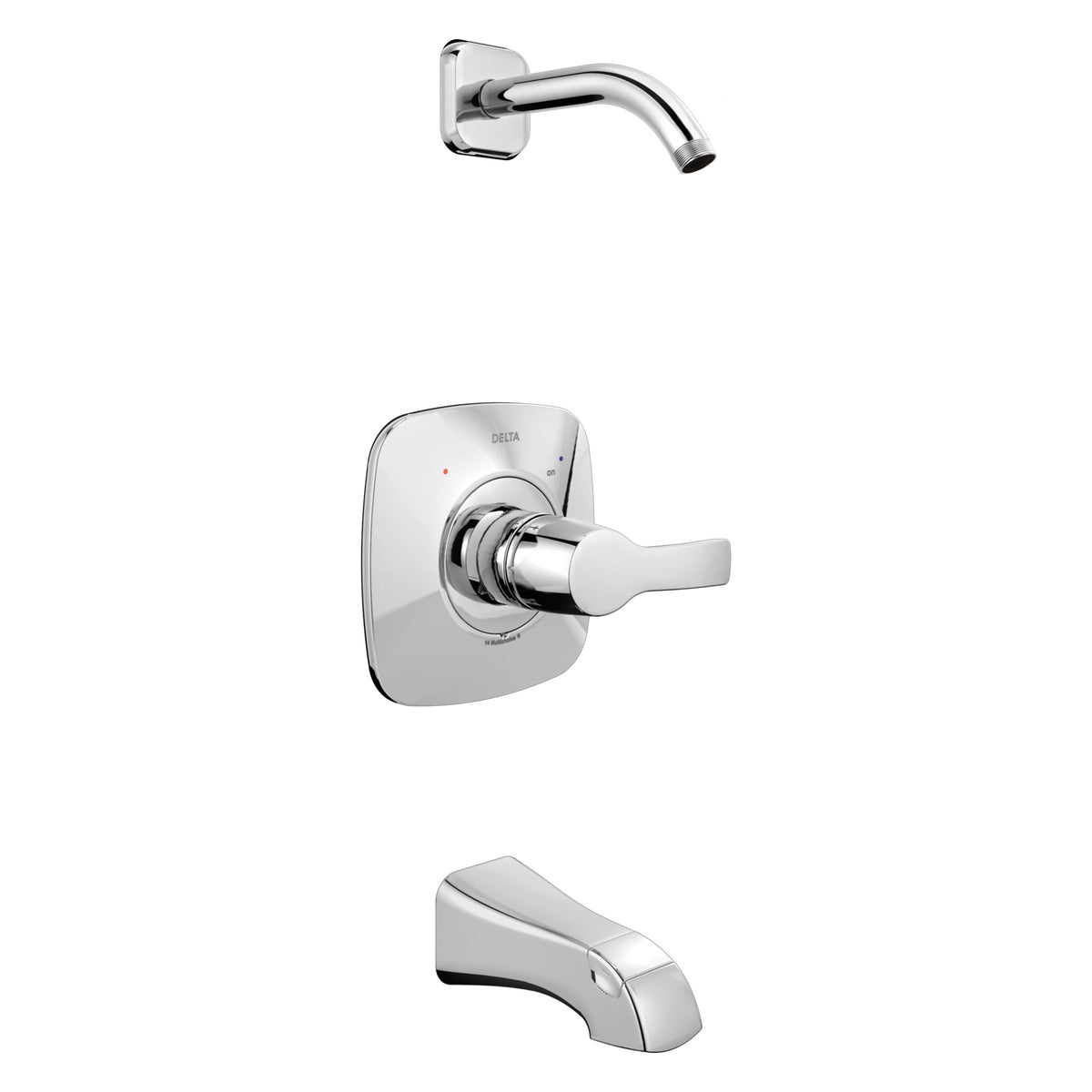 Tesla - Monitor 14 Tub and Shower Faucet Trim - Wall Mount