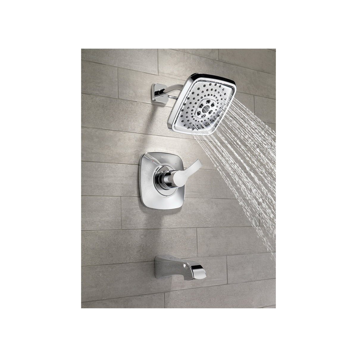 Tesla - Monitor 14 Tub and Shower Faucet Trim - Wall Mount