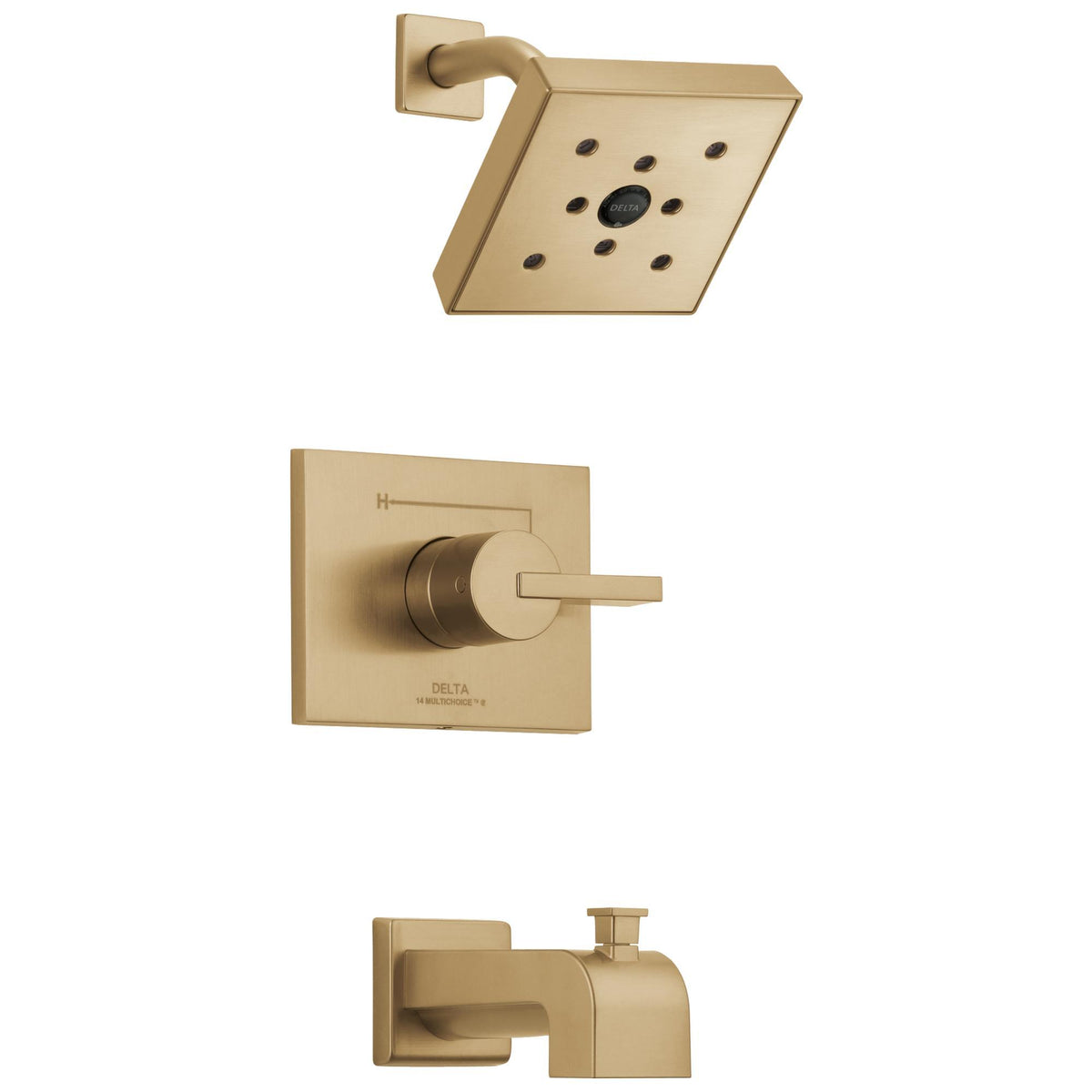 DELTA® T14453 Monitor® 14 Tub and Shower Trim, DELTA® Monitor® 14 Tub and Shower Trim, 1.75 gpmhower