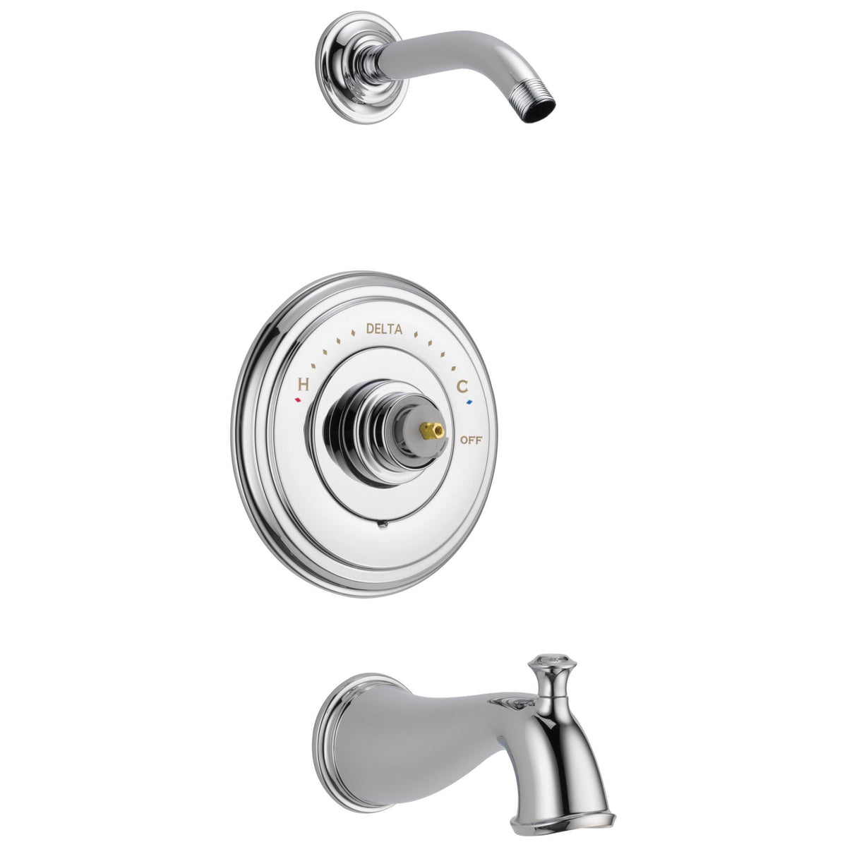 Cassidy - Tub and Shower Trim - Wall Mount - Solid