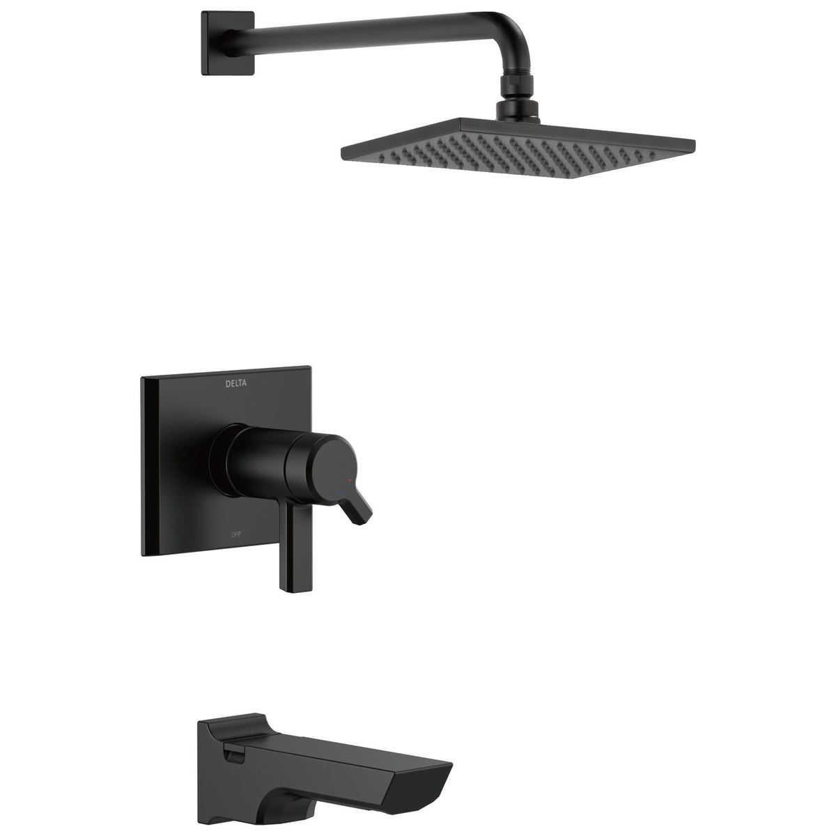 Pivotal - 17T Tub and Shower Faucet Trim - Wall Mount - Zinc