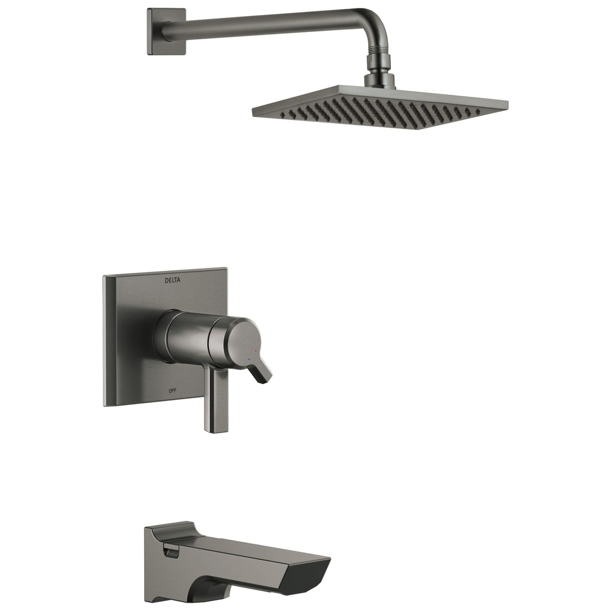 Pivotal - 17T Tub and Shower Faucet Trim - Wall Mount - Zinc