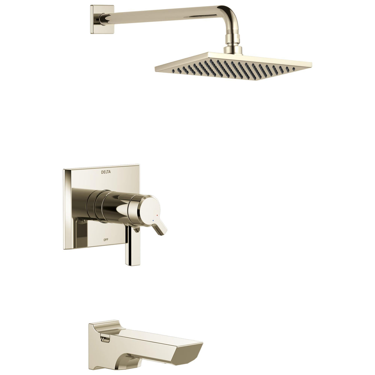 Pivotal - 17T Tub and Shower Faucet Trim - Wall Mount - Zinc