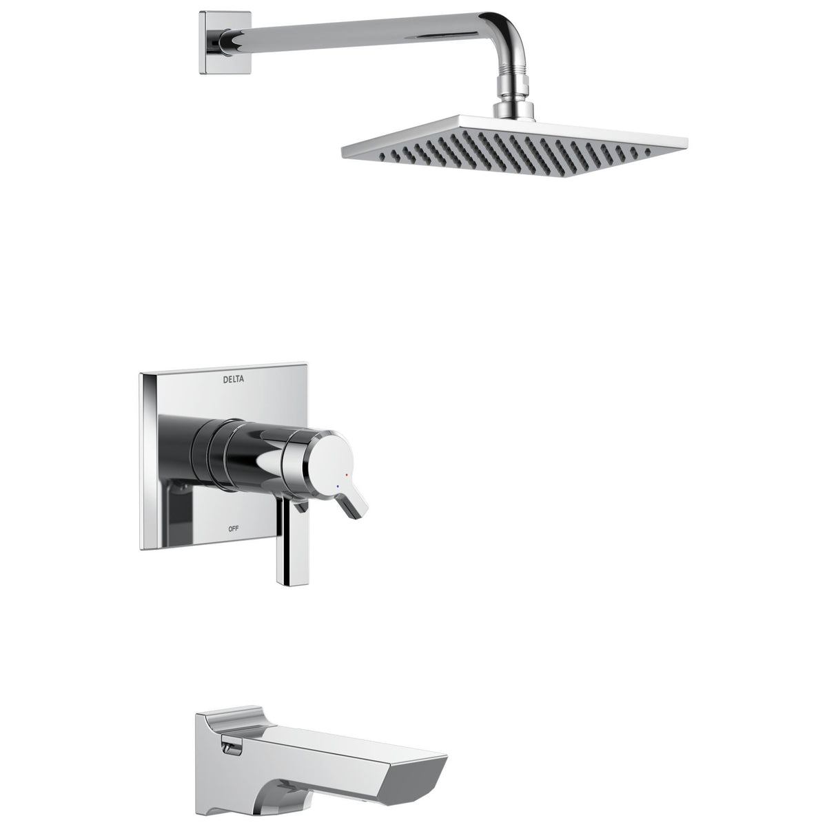Pivotal - 17T Tub and Shower Faucet Trim - Wall Mount - Zinc