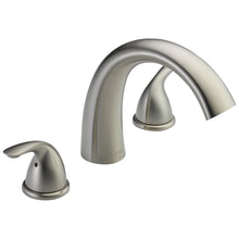 DELTA® T2705 Roman Tub Trim, DELTA® Roman Tub Trim, Classic, 18 gpm Flow Rate, 8 to 16 in Center, 2 Handles, Function: Traditional, Domestic