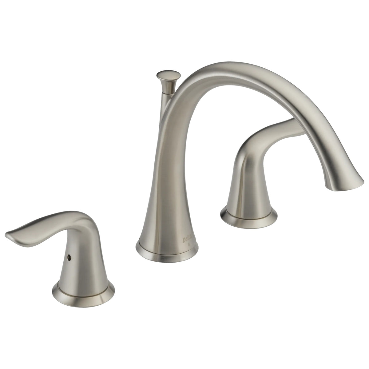 DELTA® Roman Tub Trim, Lahara®, 18 gpm Flow Rate, 8 to 16 in Center, 2 Handles, Function: Traditional, Domestic