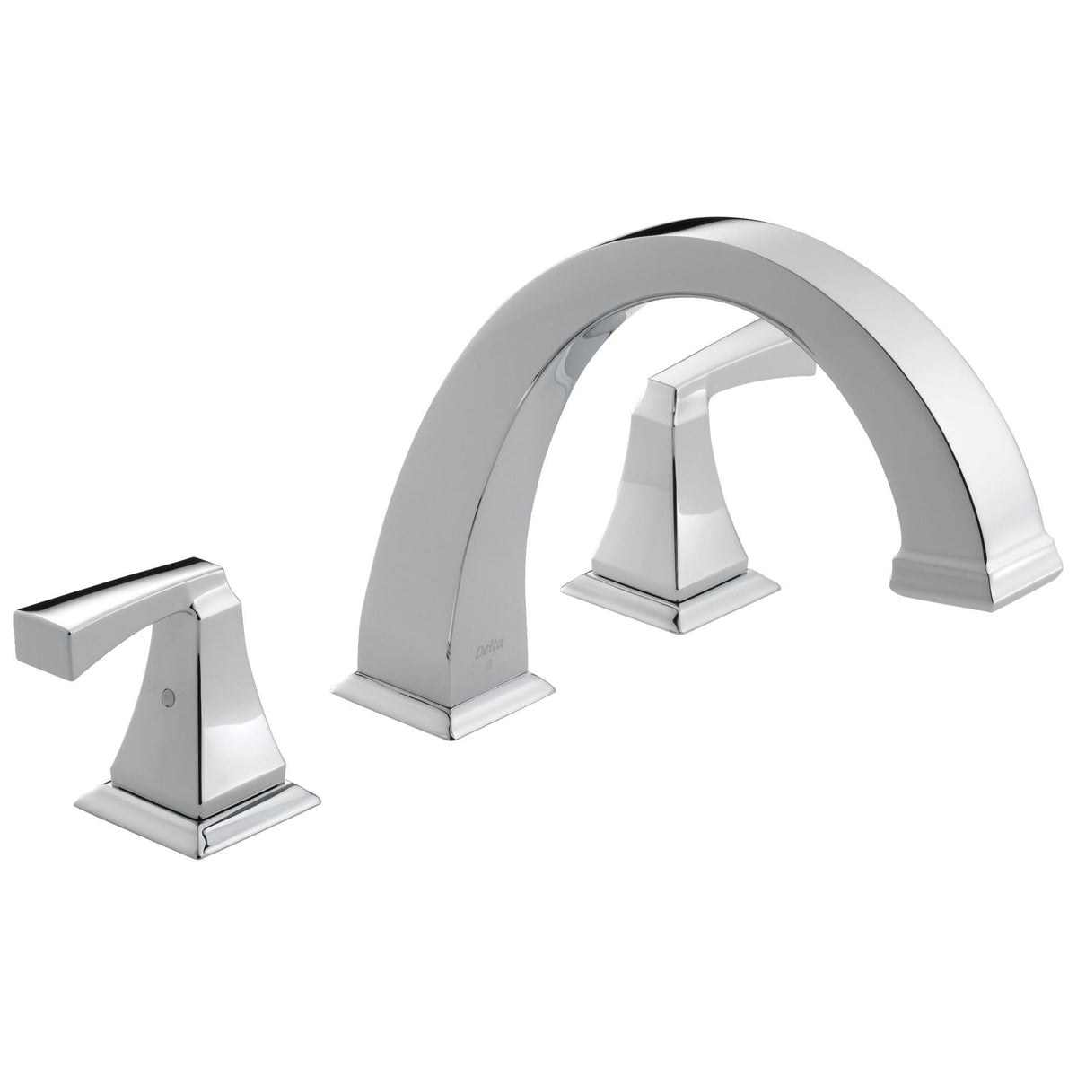DELTA® Roman Tub Trim, T2751, Dryden™, 2 gpm Flow Rate, 8 to 16 in Center, 2 Handles, Function: Traditional, Import