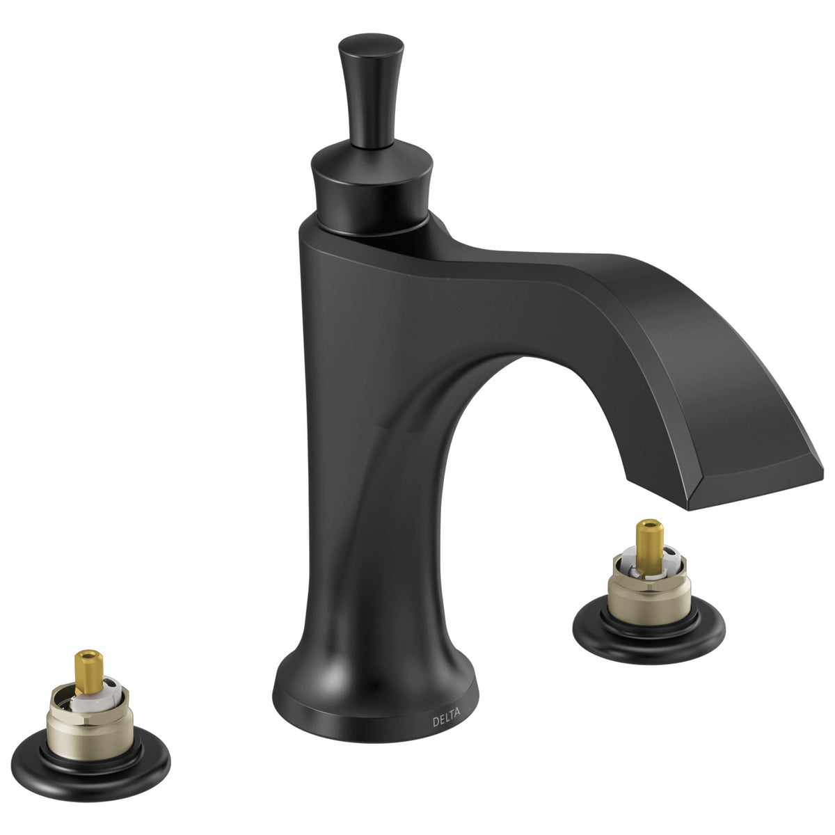 DELTA® Dorval™ Roman Tub Trim, Commercial/Residential, 18 gpm Flow Rate, 8 to 16 in Center, Function: Traditional