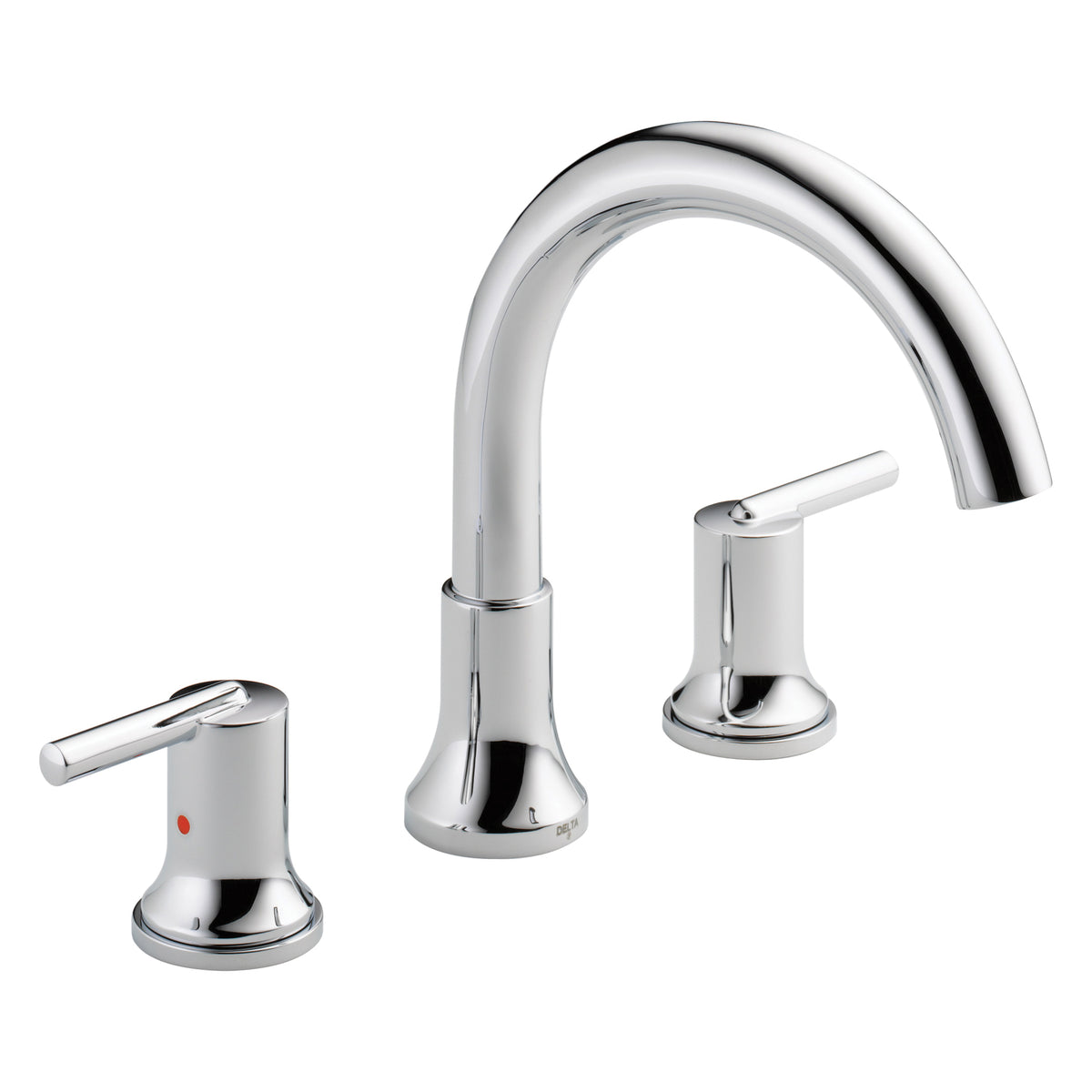 DELTA® Roman Tub Trim, Trinsic®, 1.75 gpm Flow Rate, 8 to 16 in Center, 2 Handles, Function: Traditional, Domestic