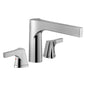 Zura - Roman Tub Trim - 8-1/2" H - Deck Mount