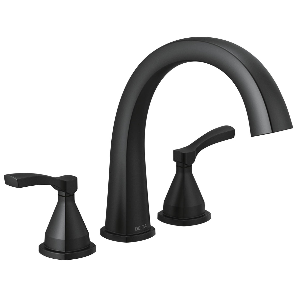 Stryke Roman Tub/Whirlpool Faucet Trim, Matte Black